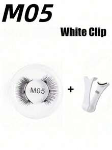 1 Set 4 pezzi Kit Eyeliner Magnetico e ciglie Magnetiche - ciglie Finte Magnetiche Riutilizzabili per Occhi a Volpe Naturali, Allungano e Incurvano le ciglie, Adatte per Ognissanti, ciglie 3D Arricciate e Morbide Senza Colla, Comode da Indossare, ciglie Finte in Finta Pelliccia di Visone da 5-11mm per Uso Quotidiano