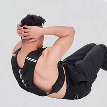 1 pieza Chaleco con peso ajustable, con tiras reflectantes, adecuado para correr, entrenamiento, ejercicio, trotar, caminar - Unisex