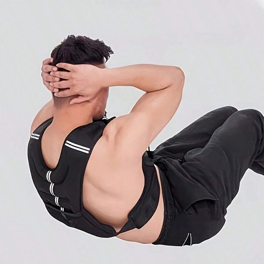 1 pieza Chaleco con peso ajustable, con tiras reflectantes, adecuado para correr, entrenamiento, ejercicio, trotar, caminar - Unisex