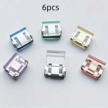 Unsichtbare Beinclips - nahtloser verdeckter Verschluss, verhindert Schleifen und Stolpern, einfach zu installierende Jeans- und Lässig Hosen-Versteller, in verschiedenen Farben erhältlich, hochwertige, dauerhafte Verschlüsse, Taillenzuziehende Kleidungsaccessoires, Taillenverstärker, glatt verarbeitetes Accessoire, transparente Hülle, Anti-Stolper, verdeckte Verschlüsse - Verschiedenfarbig - Übersicht 9