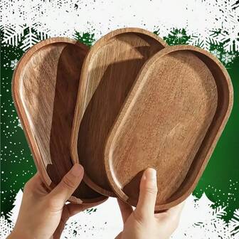 Piece, Cutting Board, Wooden Cutting Board, Butcher Block, Cheese Charcuterie Board, Charcuterie Board For Meat, Cheese, Bread, Vegetables And Fruit, Cutting Board With Handle For Home, Dorm, Kitchen, Gifts For Thanksgiving, Christmas, Halloween, Christmas