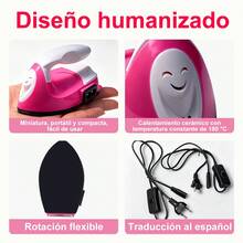 Mini plancha eléctrica portátil para viajes, manualidades, ropa, tapete de costura, protector de plancha eléctrica, suministros de planchado para el hogar - Tipo de Enchufe A USA (110-127V) - Ver 3