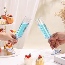 Hand-Blown Crystal Champagne Flutes - Elegant Stemmed Champagne Glasses - Unique Gift For Birthday, Wedding, Anniversary