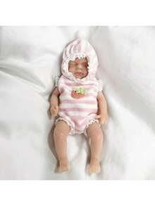 6-Inch Solid Silicone Realistic Reborn Doll, Handmade Silicone, Includes Surprise Accessories, Random Packaging, Best Gift For Holidays And Birthdays - Multicolor - View 5