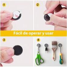 GLINTY Paquete de 110 Imanes Magnéticos para Nevera, Pegatinas Magnéticas Redondas de 18 x 3mm, Antioxidantes, Antiarañazos, Duraderas, Adecuadas para Nevera, Pizarra Blanca, Mapas, Oficina