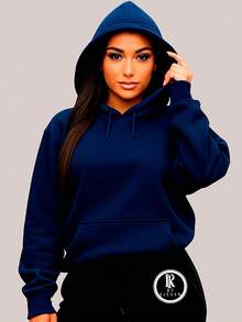 Women Sweatshirts - Navy Blue - View 4