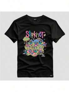 Camiseta Slipknot Sean Solomon Unissex moda Rock  And Roll Camiseta Masculina e Feminina 100% Algodao Linha Premium. - Preto - Visão 4