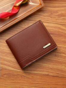 Men's PU Short Wallet, Soft Leather Wallet, Black Business Wallet With Coin Pocket, New Multi Card Bag, Wallet, Portable Coin Pocket, Credit Card Holder, Stylish And Simple Design, With Coin Pocket - Suitable For Men's Daily Use, Ideal Men's Gift - Multicolor - View 7