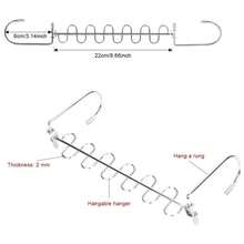 Perchas Ahorro de Espacio Ropa Ganchos para Colgador Nios Mgicas Metal Magicas Ahorrar Multiple Ahorra Organizador Guardarropa Organizadores en Cascada MultifuncionalesPlata, 6PACK - Plata + 12PACK - Ver 4