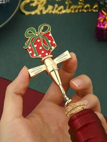 1 pieza Abridor de botellas de vino de Navidad con diseño de oso y perro con sombrero, de material de aleación resistente, regalo navideño para el hogar, bar, cocina o decoración de fiestas, decoraciones navideñas, utensilios de cocina, entretenimiento en el hogar, regalo de Navidad, celebraciones navideñas, decoraciones navideñas, abridor de botellas de Navidad, suministros para fiestas de Navidad, cena familiar