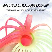 30cm/11.81inch Fishing Lures Soft Squid Skirts Octopus Trolling Fishing Lure For Jigs Silicone Artificial Jigging Bait