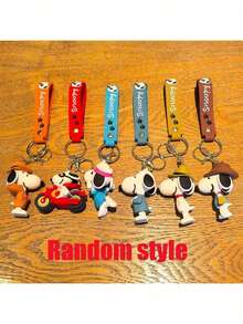 1 件史努比钥匙扣娃娃吊坠，可爱包包吊坠，生日礼物，完美的小礼物，圣诞礼物（款式随机）
