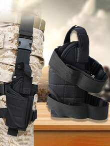 Universal Drop Leg Holster,Molle Drop-Leg Holster Platform - Right-Hand Adjustable Thigh Gun Holster With Detachable Mag Pouch, Heavy-Duty Nylon, Double-Stitched Reinforced Seams, Quick-Release Buckles & Secure Hook-Loop Retention