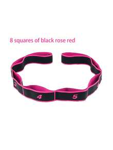 1pc Multi-Functional Yoga & Pilates Resistance Band, Portable Flexibility & Strength Training Tool Suitable For Beginners, Home Workout, Dance And Travel, Durable Polyester Material, Yoga Exercise, Adjustable Stretch Strap, Elastic Yoga Stretch Band, Physical Therapy Elastic Band, Stretch Dance Elastic Band