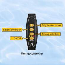 USB Aquarium LED Light Full Spectrum Aquatic Plant Grow Lamp Fish Tank Adjustable Brightness Dimmable Timed 360° Rotatable Light 5V