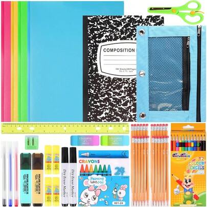 Back To School Supplies Kit For K12