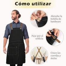 Aprons - สีดำ - ดู 5