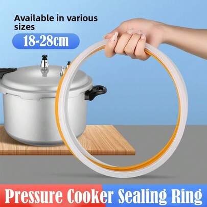 Multi-Size Pressure Cooker Sealing Ring Silicone Gasket O-Ring Replacement Aluminum Pressure Cooker Cookware Parts