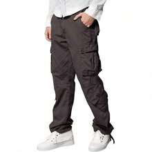 Men's  Cargo Pants - Dark Khaki - View 2