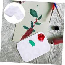 1 pieza Paleta de estilo nórdico INS de 6 pocillos, hecha de material PP, diseño de compartimentos a prueba de fugas, adecuada para acuarela, pintura acrílica y manualidades de arte de uñas. Cada pocillo puede contener pintura por separado para evitar la mezcla de colores y mantener la limpieza. Adecuado para la creación artística y el scrapbooking, proporcionando una experiencia de combinación de colores precisa (color/estilo enviado al azar)
