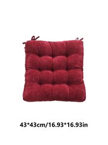 1 件灯芯绒方形座垫带靠背，加厚榻榻米椅垫适用于客厅、卧室、办公室长期坐凳/沙发装饰，多种颜色可选 - 彩色 - 查看 16