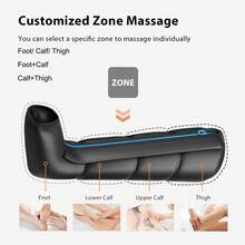 Hệ thống phục hồi áp suất không khí Fenash, thiết bị trị liệu massage chuyên nghiệp, giày phục hồi chân và bắp chân, cải thiện tuần hoàn máu cho vận động viên. - Phích cắm loại C của EU (220-240V) - Xem 7
