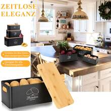 Kitchen Storage Set - สีดำ - ดู 4