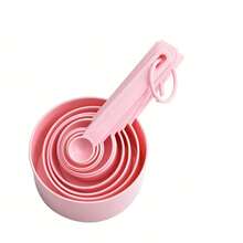 1 Juego de 10, Juego de tazas y cucharas de medición, Tazas y cucharas de medición KitchenAid, Tazas y cucharas de medición apilables, Utensilios de cocina para cocinar y hornear - Multicolor - Ver 8