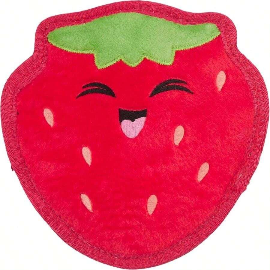 Outward Hound Tough Skinz Durable Squeaky Dog Toy With Two Tough Layers, Watermelon, Red, Medium - MàuF - Xem 1