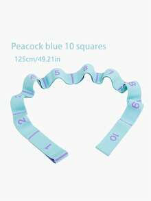 1pc Multi-Functional Yoga & Pilates Resistance Band, Portable Flexibility & Strength Training Tool Suitable For Beginners, Home Workout, Dance And Travel, Durable Polyester Material, Yoga Exercise, Adjustable Stretch Strap, Elastic Yoga Stretch Band, Physical Therapy Elastic Band, Stretch Dance Elastic Band