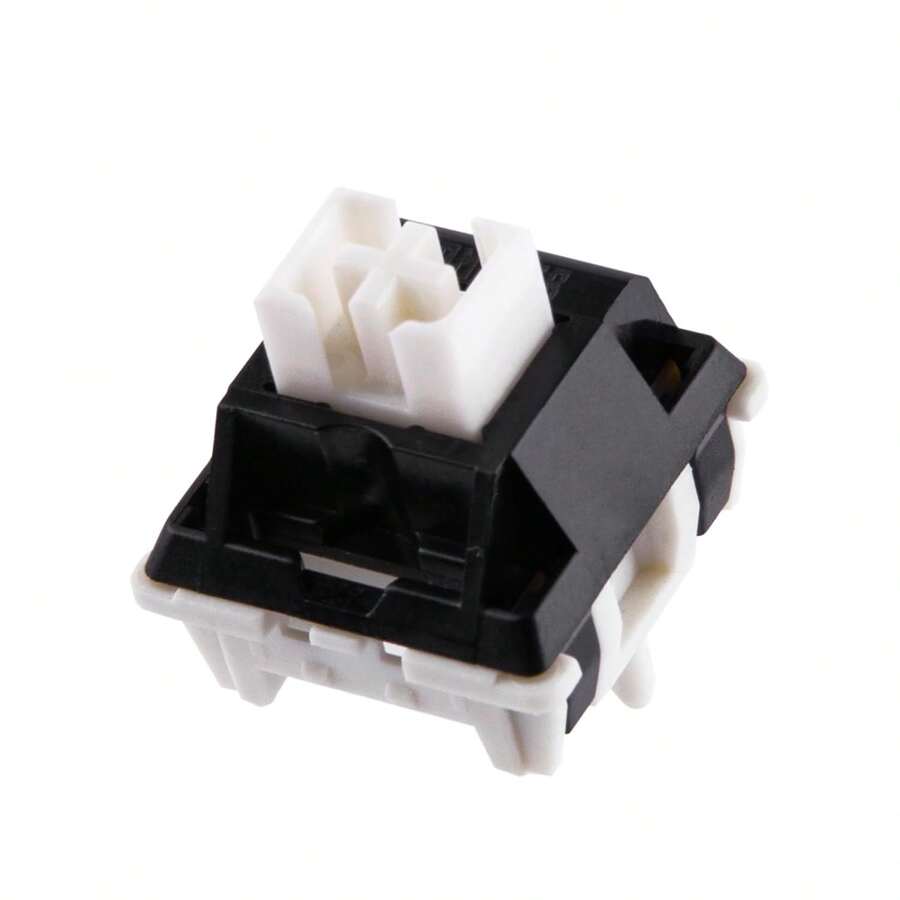 EPOMAKER Zebra 40gf Linear MechanicalSwitches, 5-Pin Pre Lubed Creamy Switch, 100 PCS, With POM Stem, 21mm Spring, Compatible With MX Keycaps For Gaming Keyboard - 1 - View 1