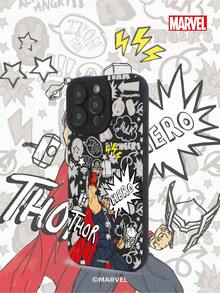 Marvel Funda de teléfono oficial con diseño de Marvel, antideslizante, a prueba de golpes y arañazos, compatible con iPhone 17, 17 Pro, 17 Pro Max, 11, 12, 13, 14, 15, 16 Pro, 16 Pro Max, 14 Plus, 15 Plus, 16 Plus, XR, XS Max
