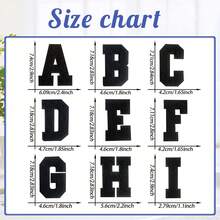 Iron On Patches Letters 1/26pcs A-Z Alphabet Patches Animal Shaped DIY Motif Iron On Or Sew On Patches Appliques For Jeans Jackets Backpacks - Yellow - View 2
