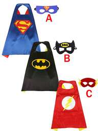 Warner Bros قطعتان من أغطية وأقنعة أبطال خارقين من وارنر بروس باتمان وسوبرمان، ملابس كرنفال وحفلات عيد الميلاد لليوستس ليج، أدوات تنكر للرجال والنساء