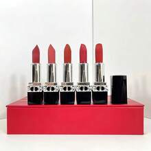 DIOR Estuche de labiales Juego de 5 piezas de terciopelo - terciopelo(999#+720#+777#+772#+840#) - Ver 1