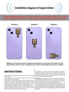 5G Signal Booster Sticker, Portable Personal Signal Enhancer Sticker For SP-11pro, Phone Signal Amplifier Sticker