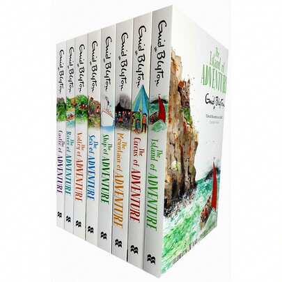Enid Blyton Book Adventure Series 8 Books Set Collection Children Classic Books