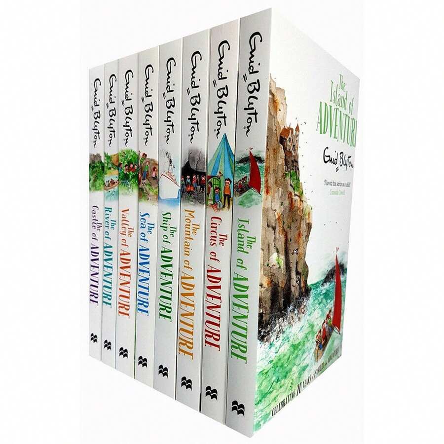 Enid Blyton Book Adventure Series 8 Books Set Collection Children Classic Books - Sets - View 1