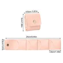 Mini Travel Jewelry Organizer Bag With Buckle, Multi-Compartment Foldable Design Perfect For Necklaces, Earrings, Rings, And Bracelets - Ideal For Weekend Getaways, Vacations, And Everyday Use, Stylish And Functional Accessory For Fashion Lovers, Perfect Gift For Birthdays, Anniversaries, And Holidays, Keep Your Jewelry Easily Accessible, Lightweight And Portable For On-The-Go Convenience, And Chic Storage Solution For All Your Precious Accessories.