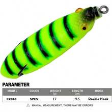 Cebos para Pesca Luya Cebo Falso simulacin Luya Cebo Suave ThunderFrog Blackfish 9, 5 17g Rana Flotante de Largo Alcance cigarra Equipos de Pesca Seuelos - C - Ver 2