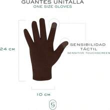 Clepsidra® Guantes Térmicos para Hombre con Función Táctil - Forro Interior Suave, Fáciles de Combinar, para Invierno y Outdoor - Cafetería - Ver 6