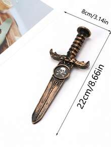 2 piezas Conjunto de liguero de encaje rojo y negro con decoración de cuchillo pirata esqueleto, accesorio versátil para disfraz adecuado para fiesta de Halloween, mascarada y actuaciones