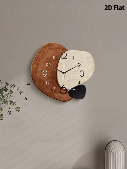 1pc 12inch/16inch Retro Artistic Creative ation Wand Clock, Super Quiet Quartz Movement, No Ticking Sound, Room ation, Home Living Bedroom view 9