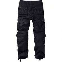 Pantalones cargo para hombre - Gris oscuro - Ver 4