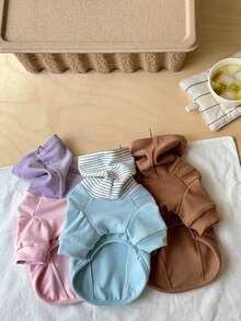 2-Leg Pet Clothes Autumn/Winter Thermal Fleece Pants For Small Dogs Teddy Poodle