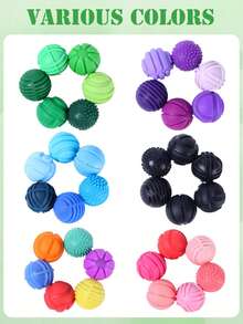 6 Stück Sensorische Fidget Ball Spielzeuge, Stressabbau Bälle mit Silikonhülle für Erwachsene und Jugendliche, zur Beruhigung unruhiger Hände und ängstlicher Gedanken, ideal für Jugendliche mit Autismus, ADHS und Angststörungen. Perfekte Strumpfhalter & Geschenke für Frauen, Männer und Jugendliche. Lustige Stressabbau Bälle, ein tolles Handmassage Geschenk für Erwachsene zu Anlässen wie Thanksgiving, Geburtstag und Weihnachten