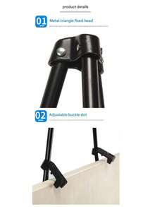 Lightweight Foldable Portable Easel Display Stand, Metal Frame, Suitable For Weddings, Birthdays, Anniversaries, Holiday Parties And Outdoor Painting & Sketching - No Electricity Needed, Instant Floor Poster And Event Decor, Multipurpose Signage, Elegant Display, Durable Structure