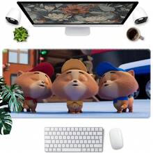 1pc  Cartoon Gaming Mouse Mat Pad - Multi Size Cartoon Design Desk Mat, Non- Base & Stitched Edges, For Office, Gaming, Study & Computer Accessories, Gift For  Fans, Kids & Family