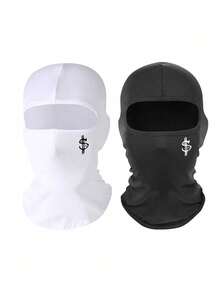 1/2 piezas Pasamontañas unisex, Máscara facial para ciclismo, esquí, actividades al aire libre, adecuada para uso diario, viajes, senderismo, esquí - Multicolor - Ver 4