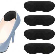 EstiloTendenciaAlmohadillas De TalóN, Protectores De TalóN, Talonera Antiampolas Para Zapatos, PrevencióN De Llagas Y Desgaste, Talla Universal, Unisex (Negro, Pack De 4 Pares)Calidad PremiumVersióN Mejorada - 1 - Ver 2
